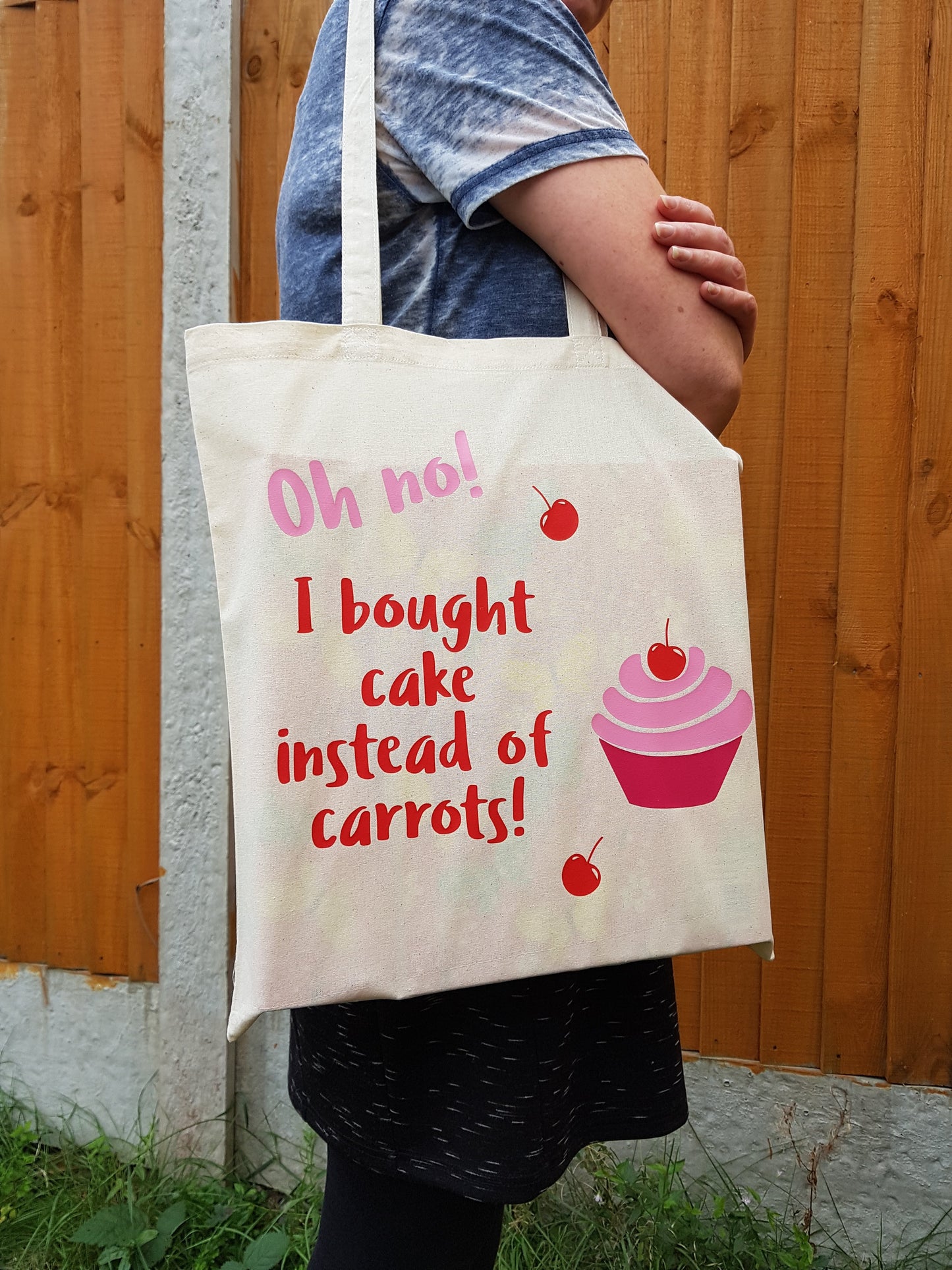 Oh no! Cheeky Shopping Tote Bag