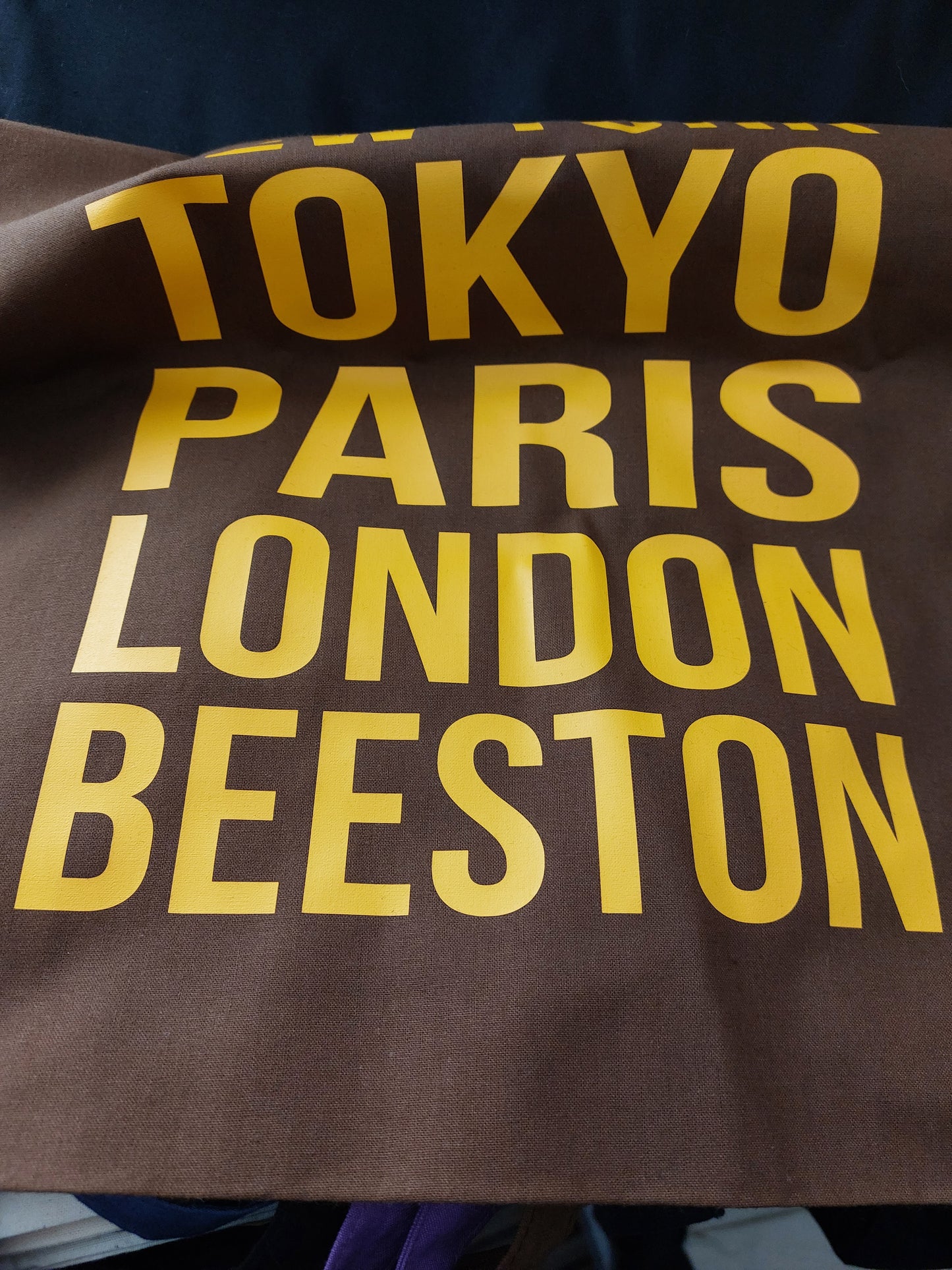 Cities Wordart Tote Bag