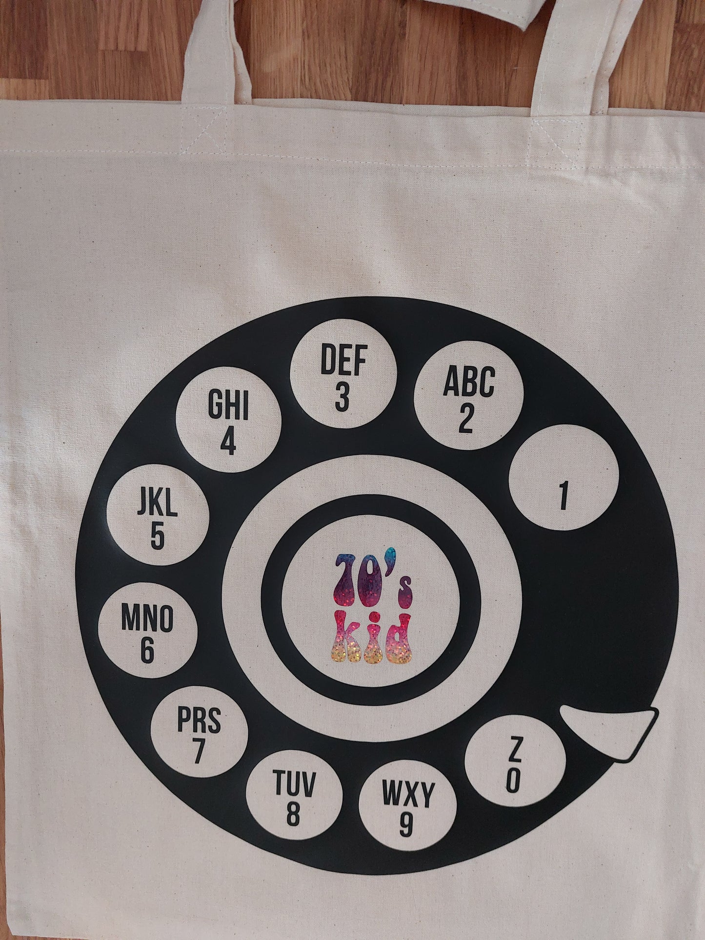 Telephone Rotary Retro Dialer Tote Bag