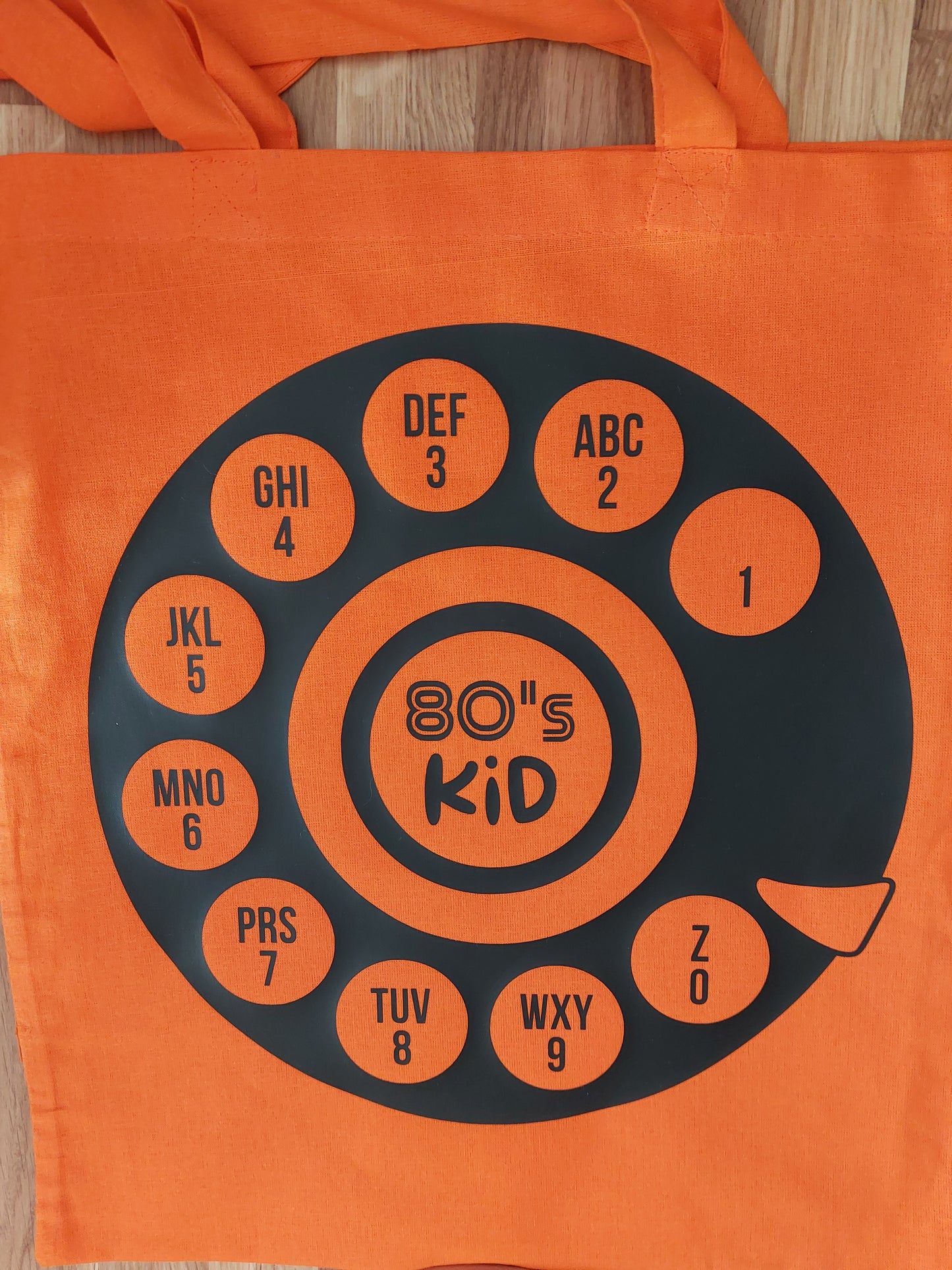 Telephone Rotary Retro Dialer Tote Bag