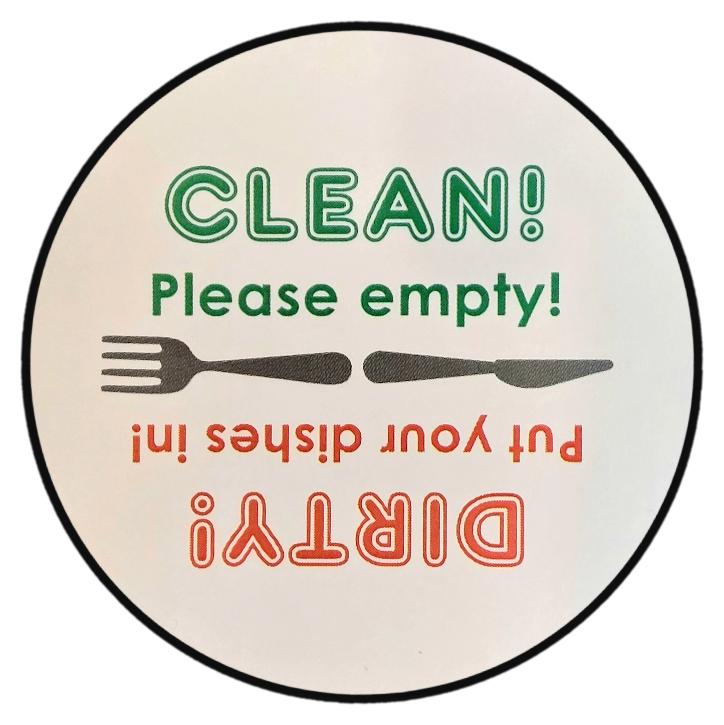 Cutlery Dishwasher Magnet