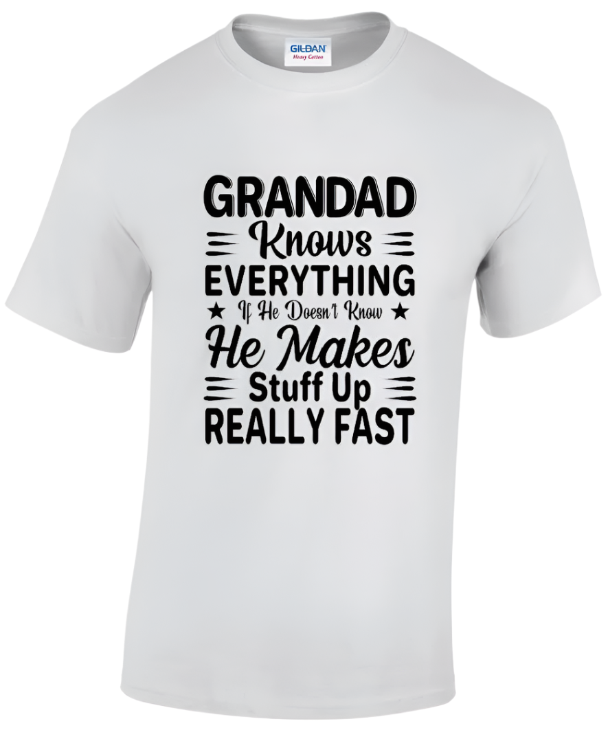 Grandad Knows Things T-shirt
