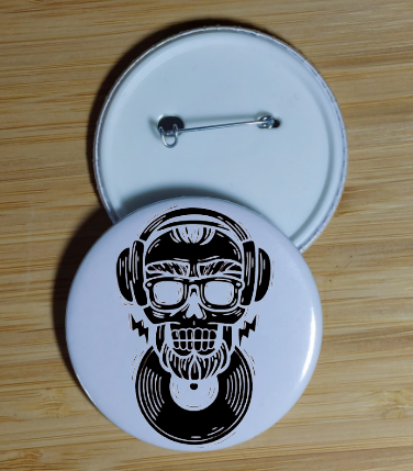 Hipster Skull T-shirt DJ Hipster