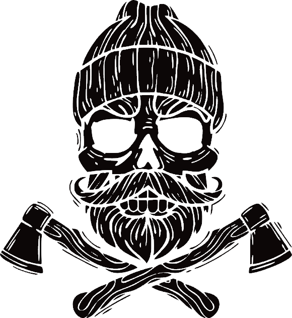 Hipster Skull T-shirt Charlie