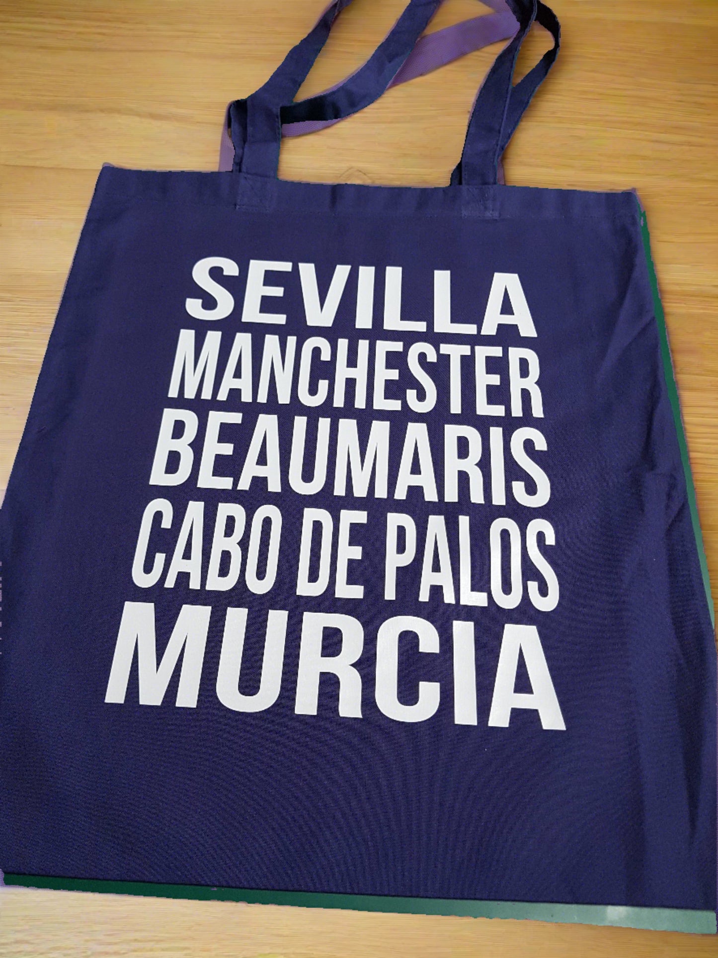Cities Wordart Tote Bag