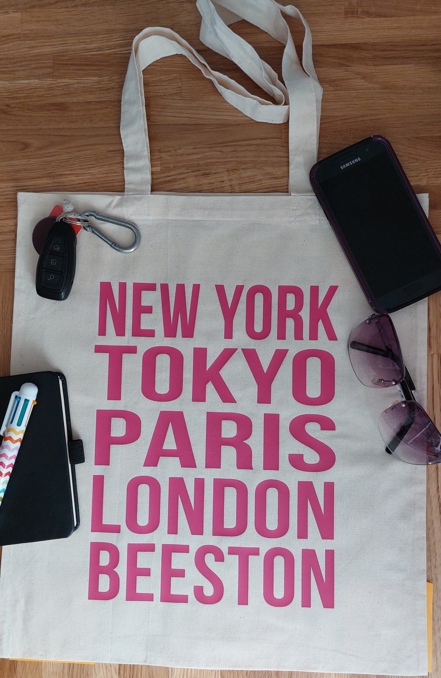 Cities Wordart Tote Bag