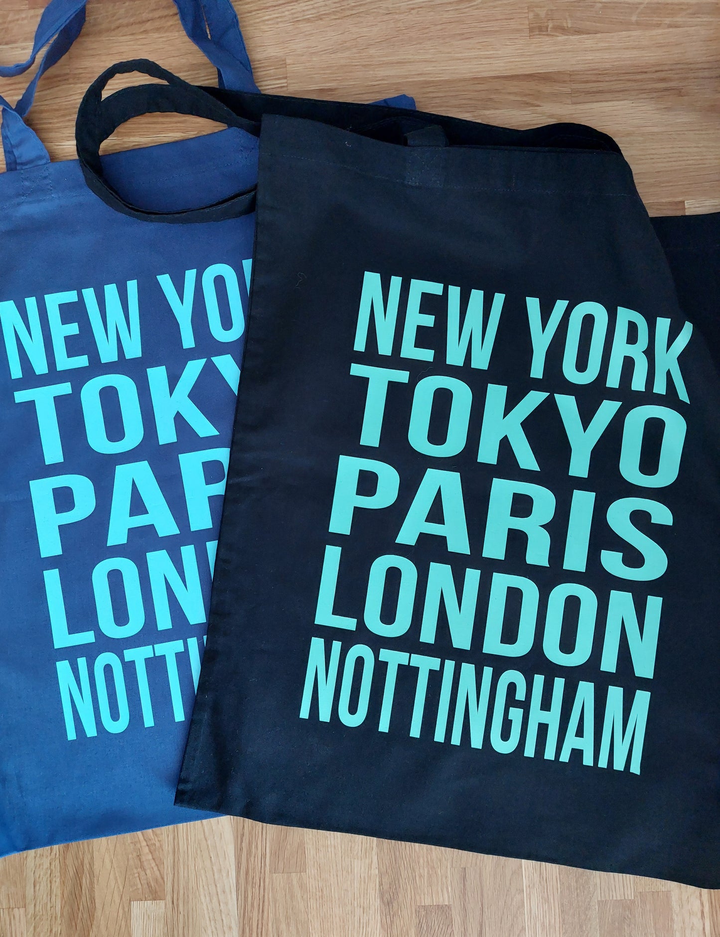 Cities Wordart Tote Bag