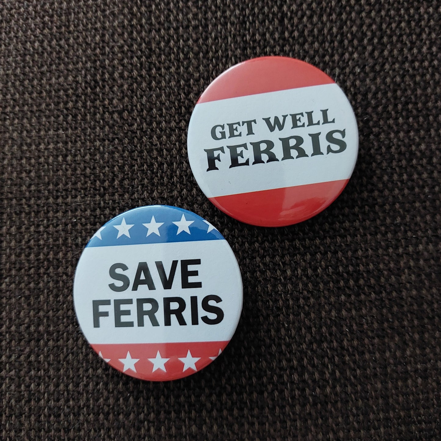 Ferris Bueller's Day Off Inspired Badges and Magnets