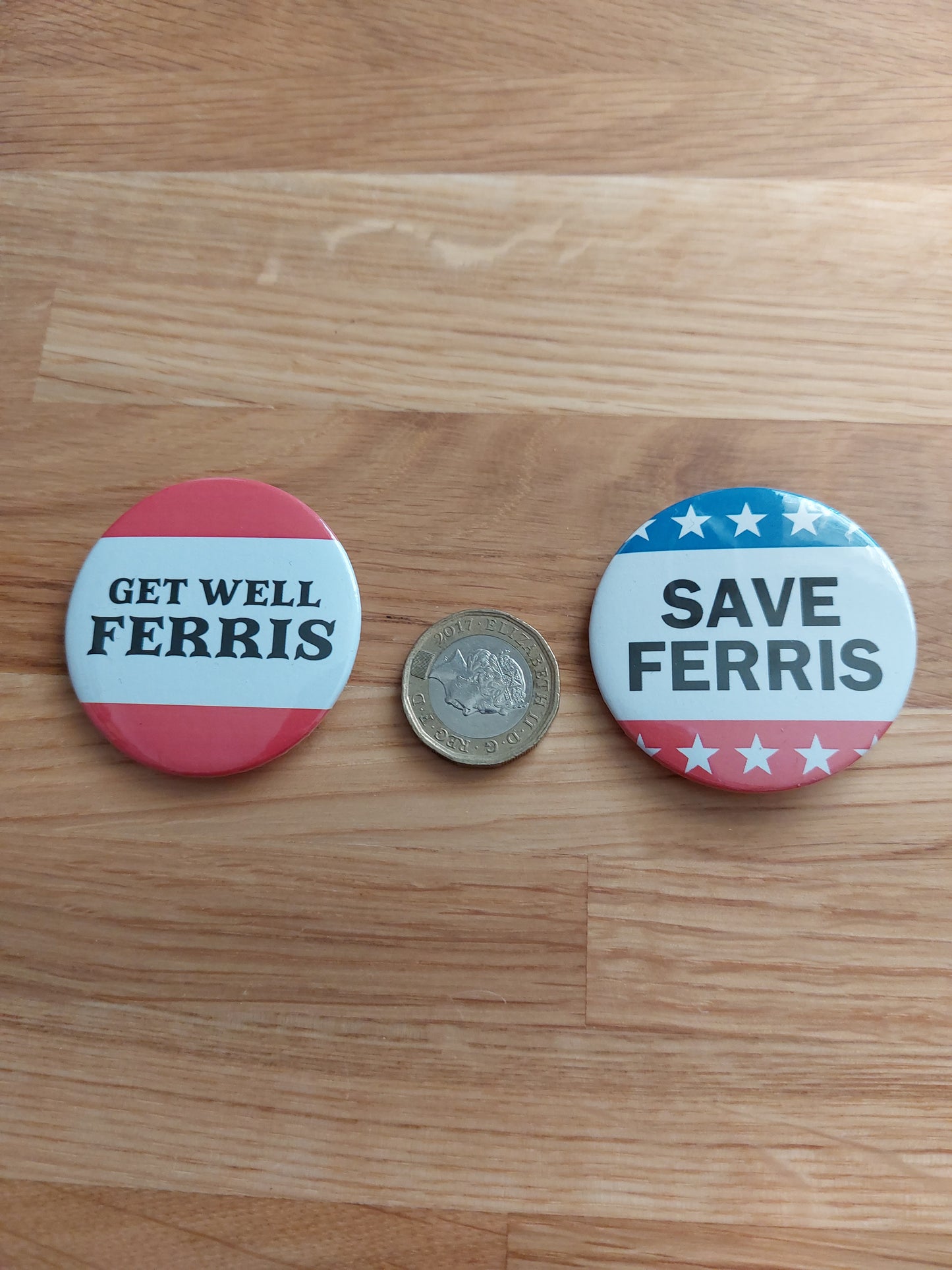 Ferris Bueller's Day Off Inspired Badges and Magnets