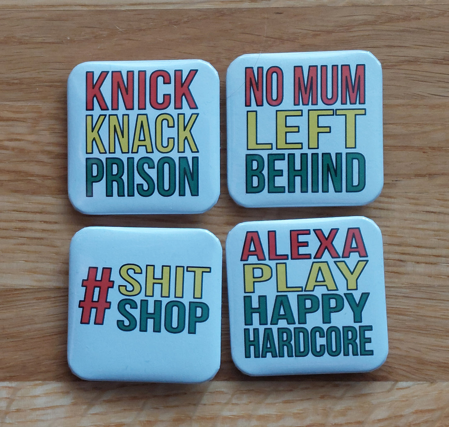 Motherland Inspired Badges & Magnets