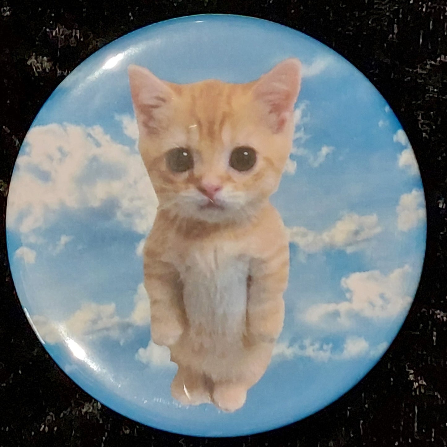 El Gato Standing Cat Badge
