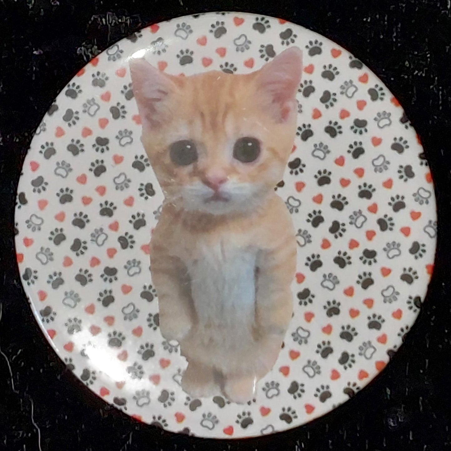 El Gato Standing Cat Badge