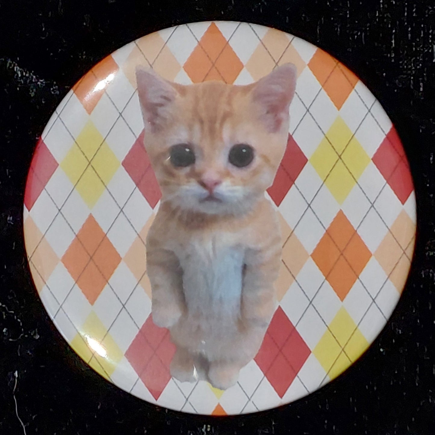 El Gato Standing Cat Badge