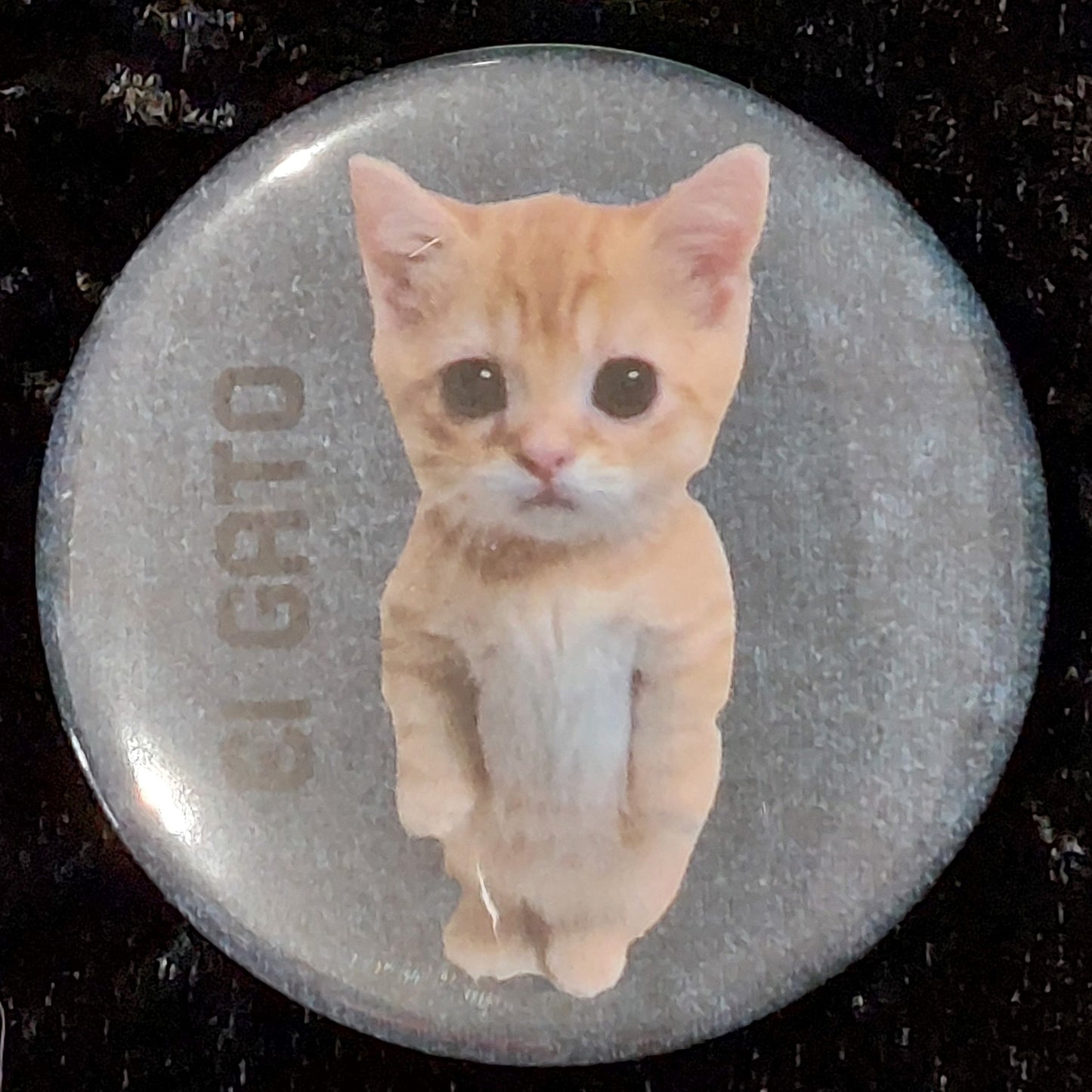 El Gato Standing Cat Badge