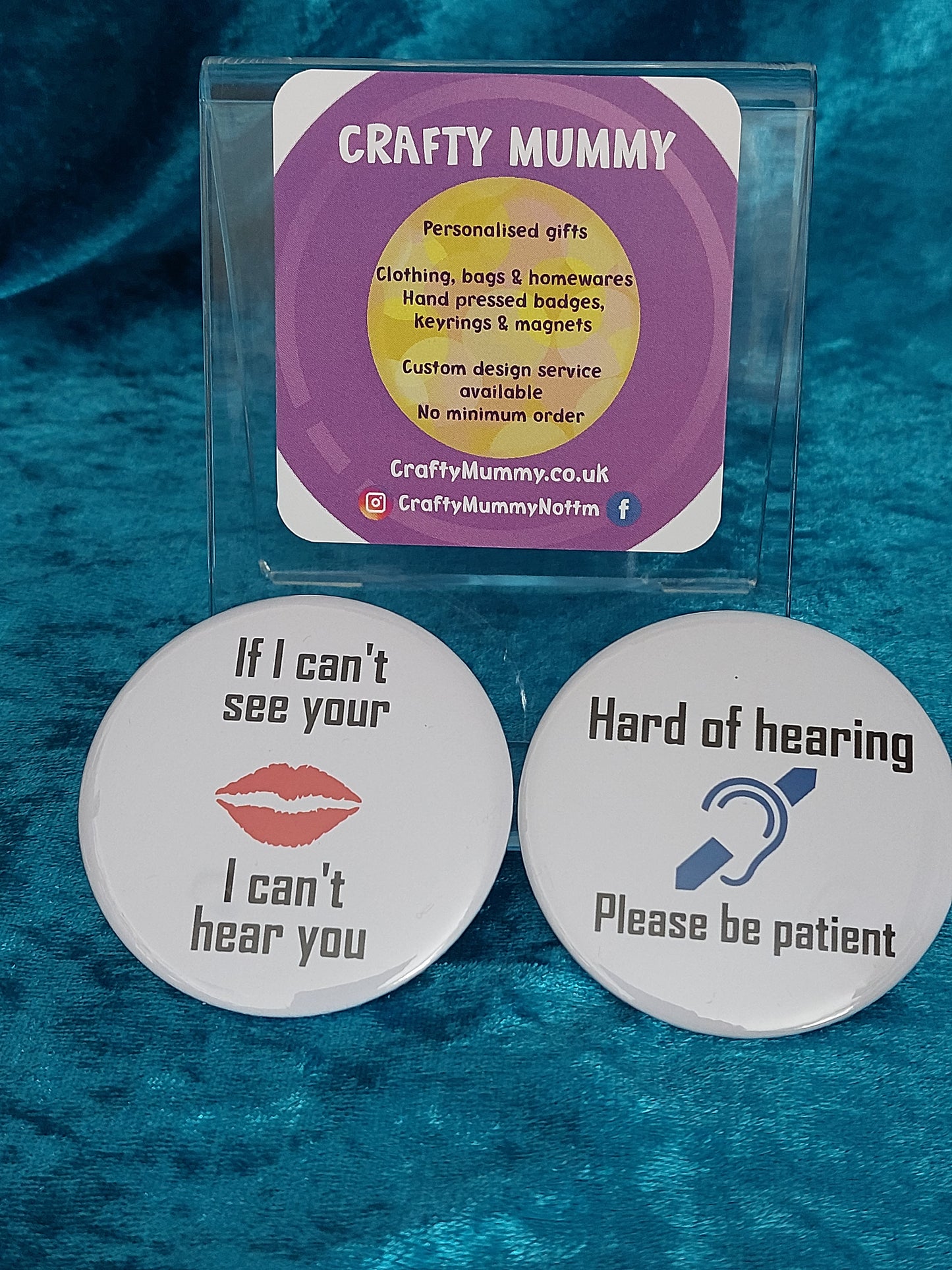 Hard Of Hearing, Deaf Awareness Badge