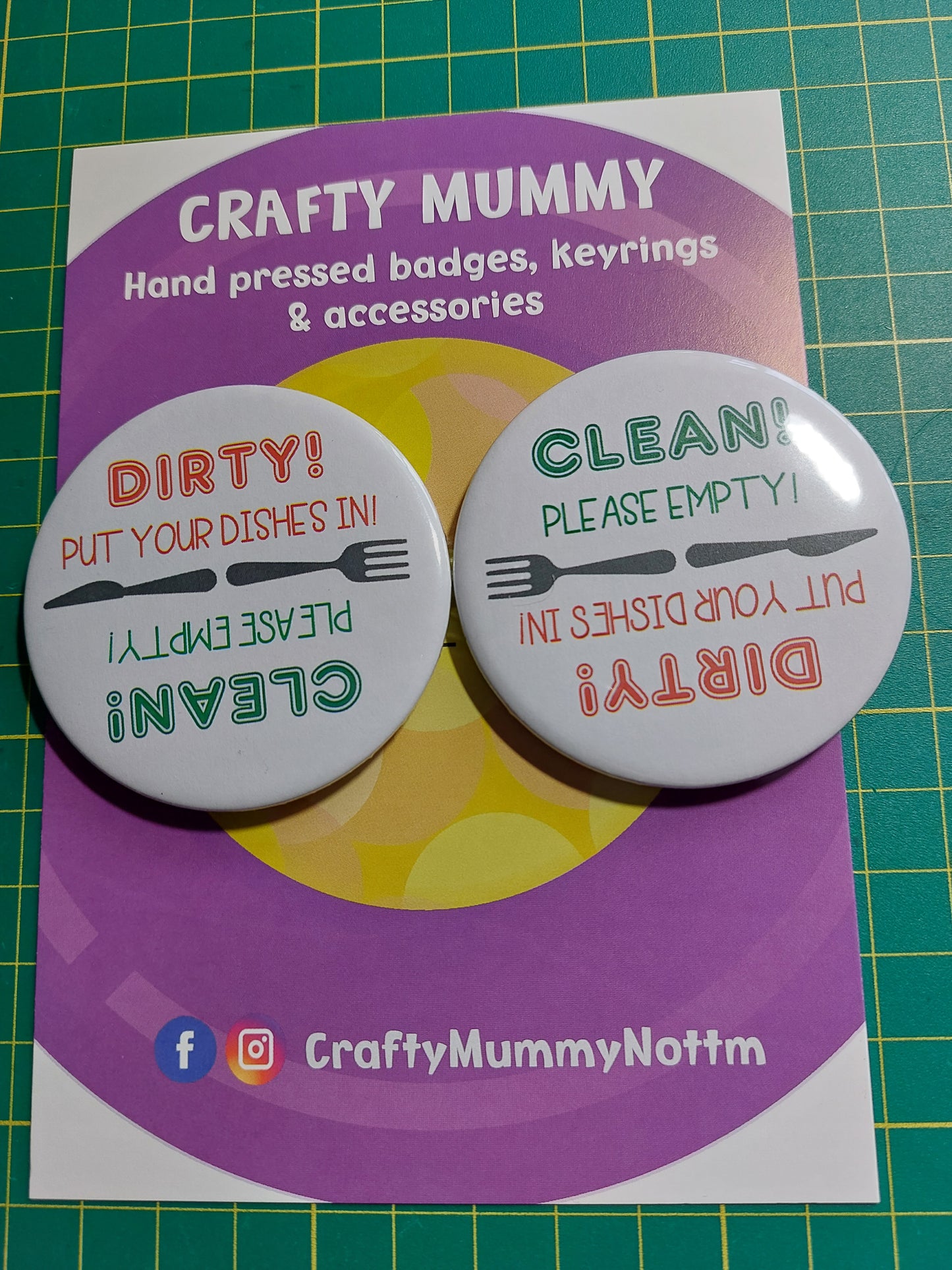 Cutlery Dishwasher Magnet