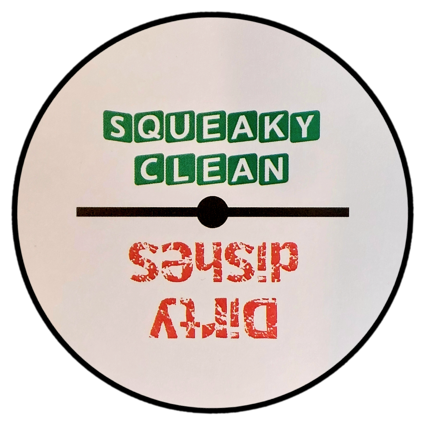 Fun Fonts Dishwasher Magnet