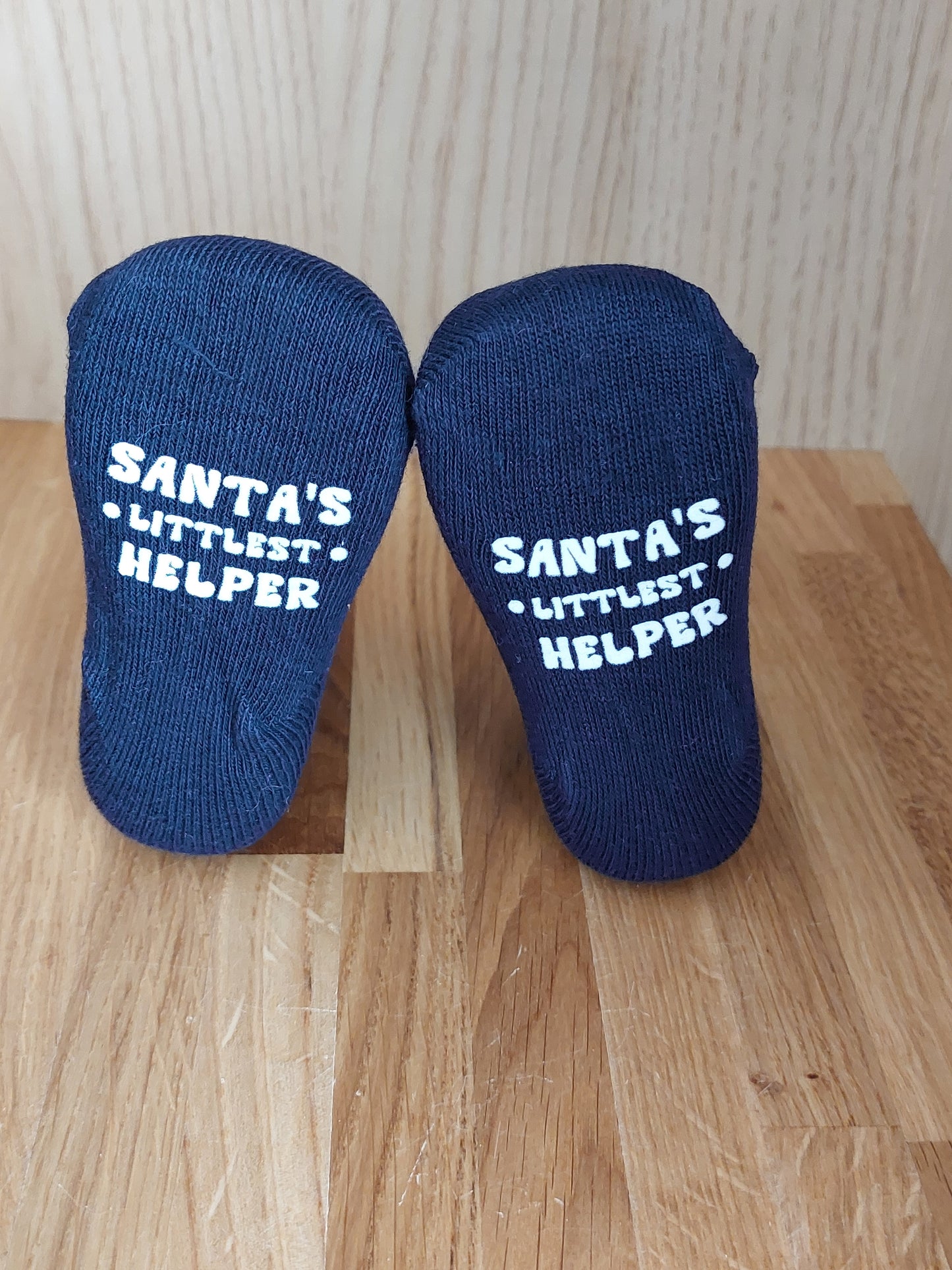 Santa's Littlest Helper Baby Socks
