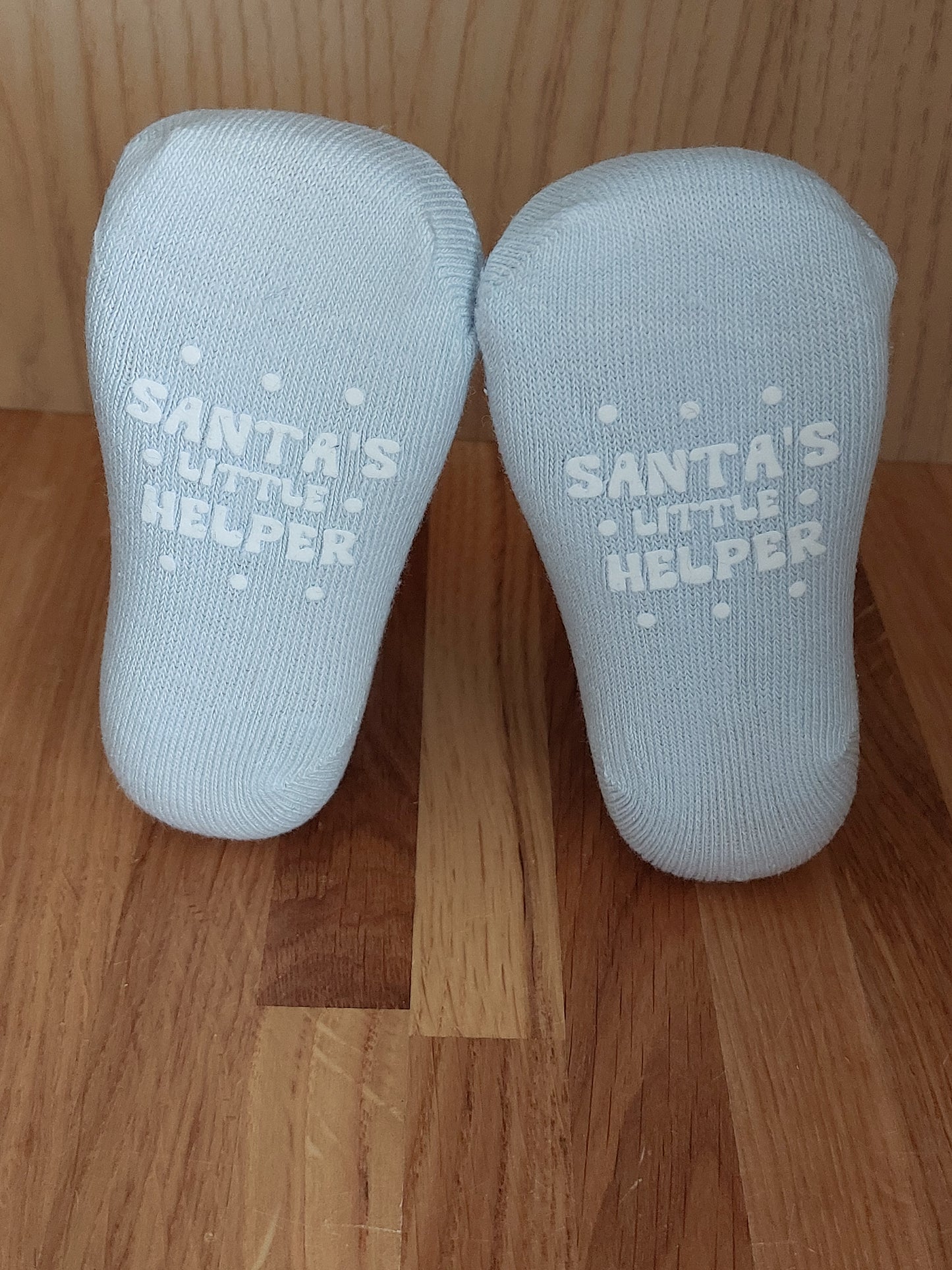 Santa's Littlest Helper Baby Socks