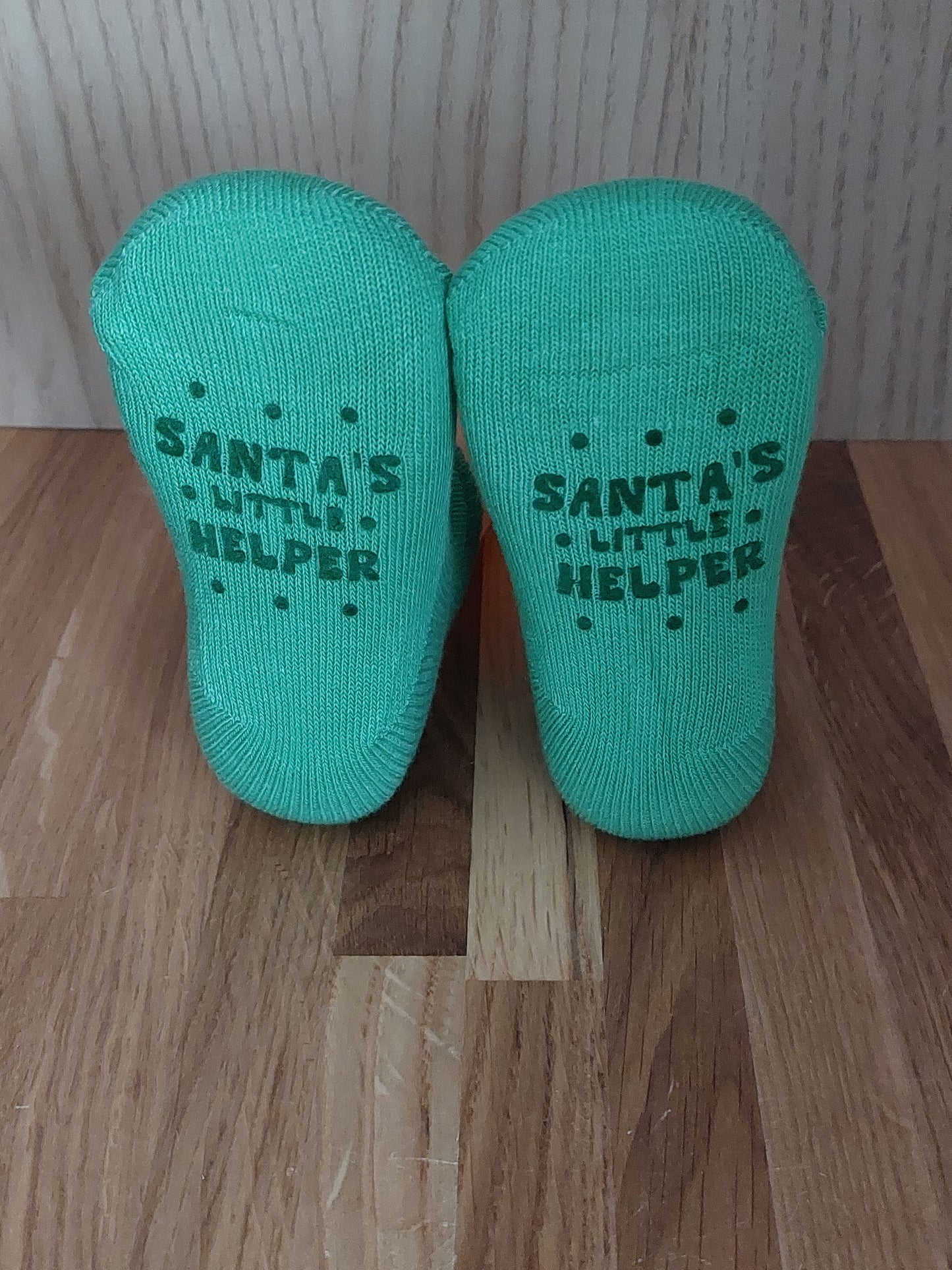 Santa's Littlest Helper Baby Socks