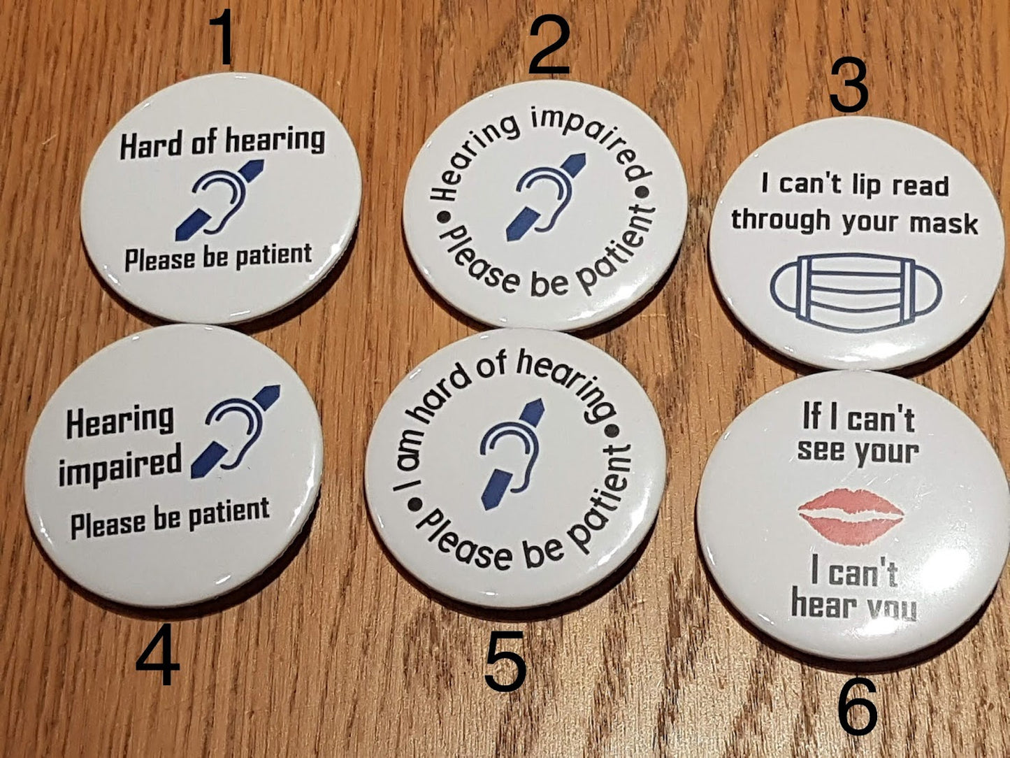 Hard Of Hearing, Deaf Awareness Badge