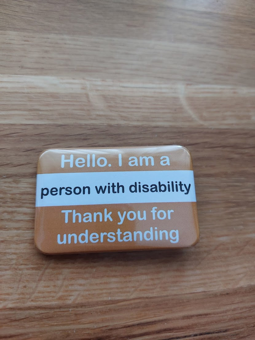 Hidden Disability & Invisible Illness Awareness Badges