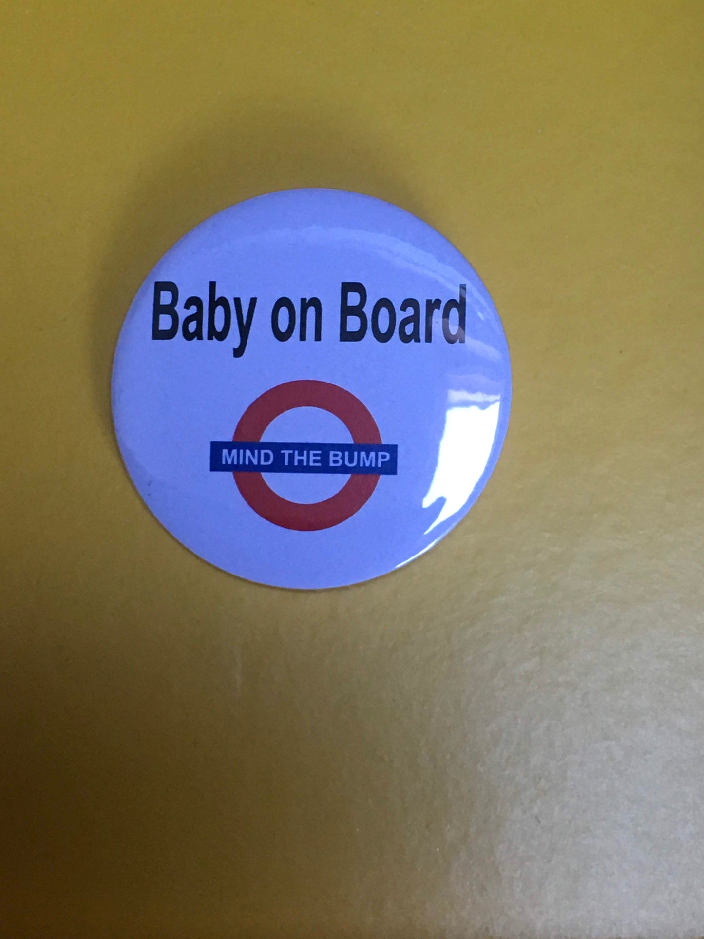Pregnancy / Baby On Board Round Badge - Various Designs