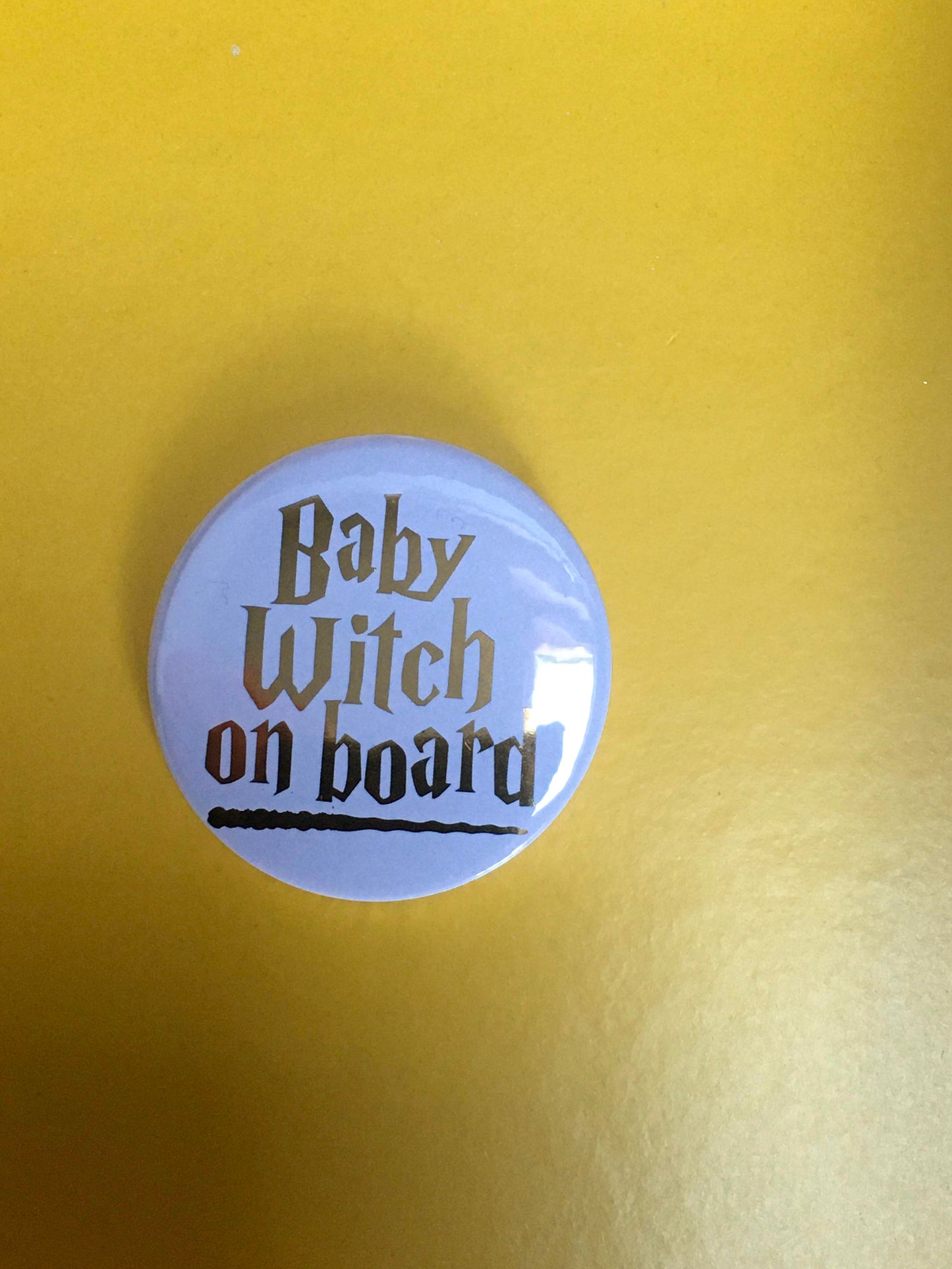 Pregnancy / Baby On Board Round Badge - Various Designs