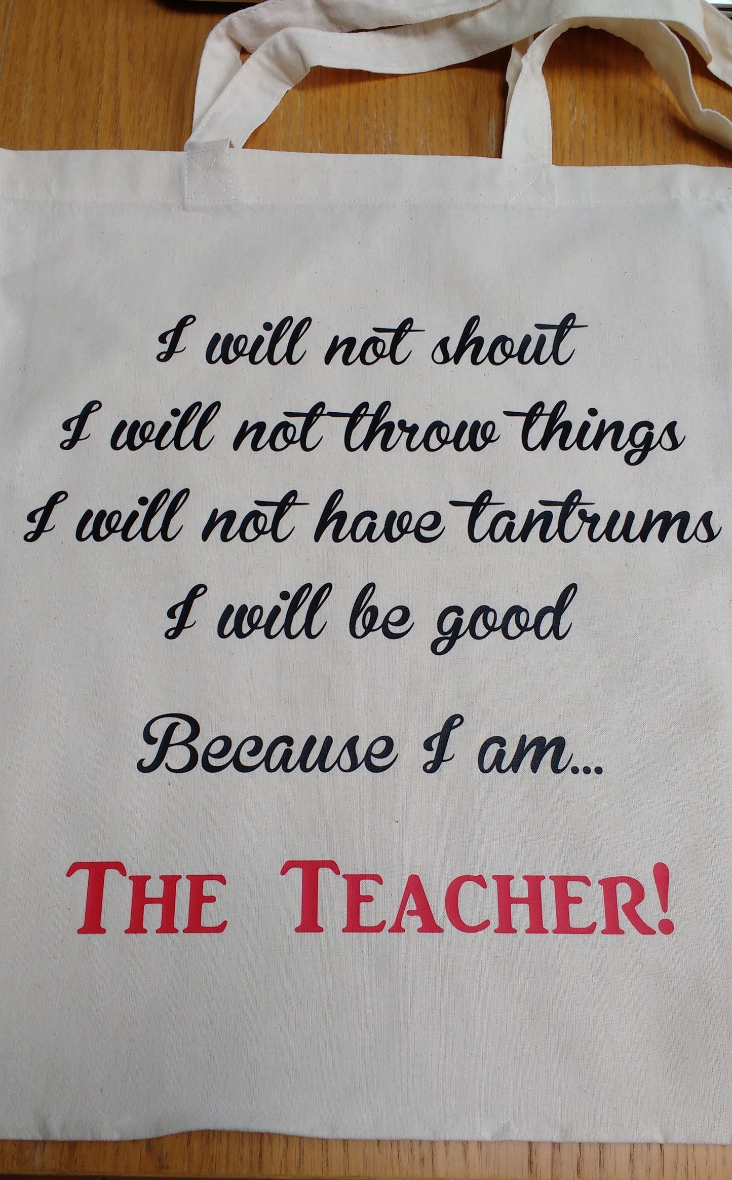 Teacher Tote Bag