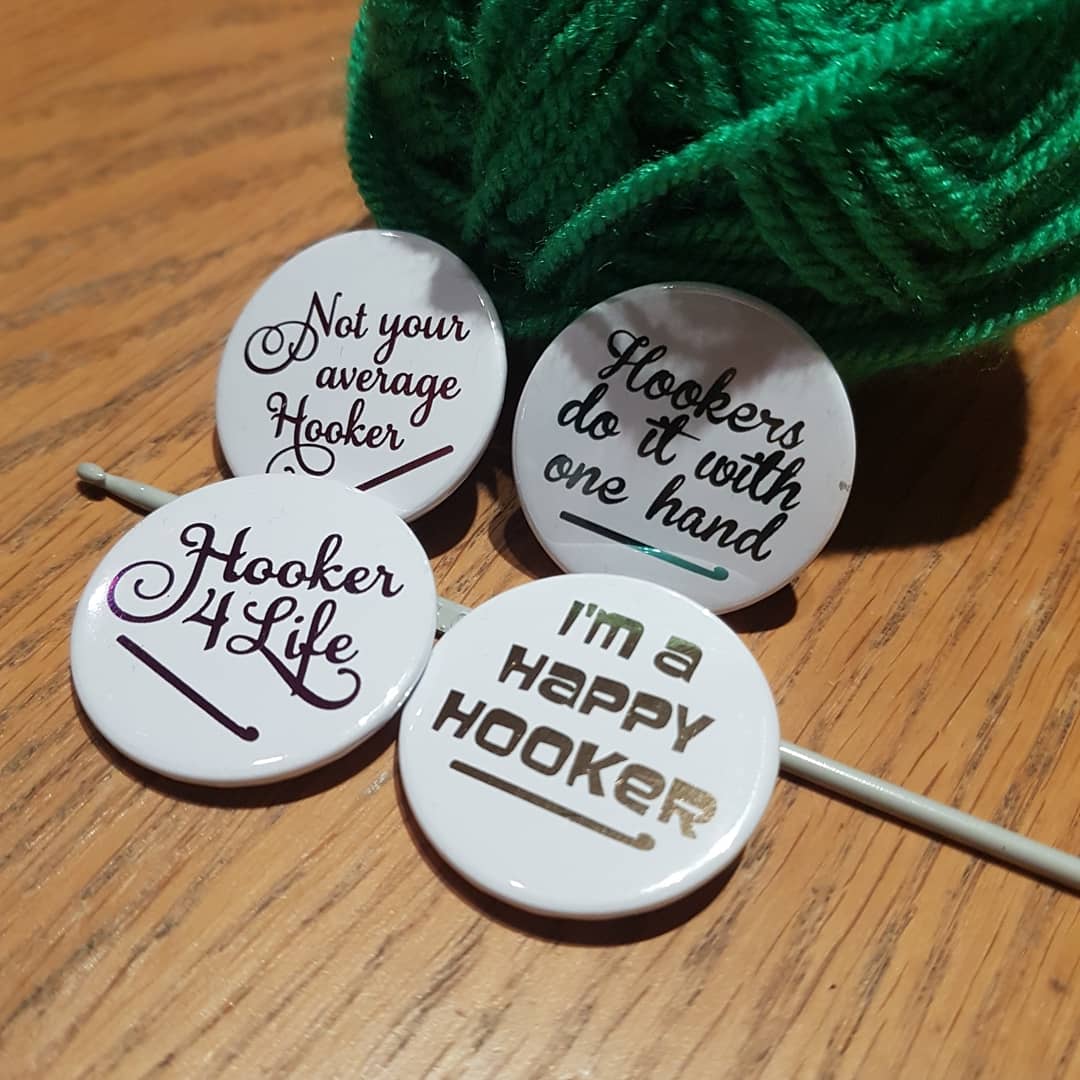 Crochet Badges - Set Of 4