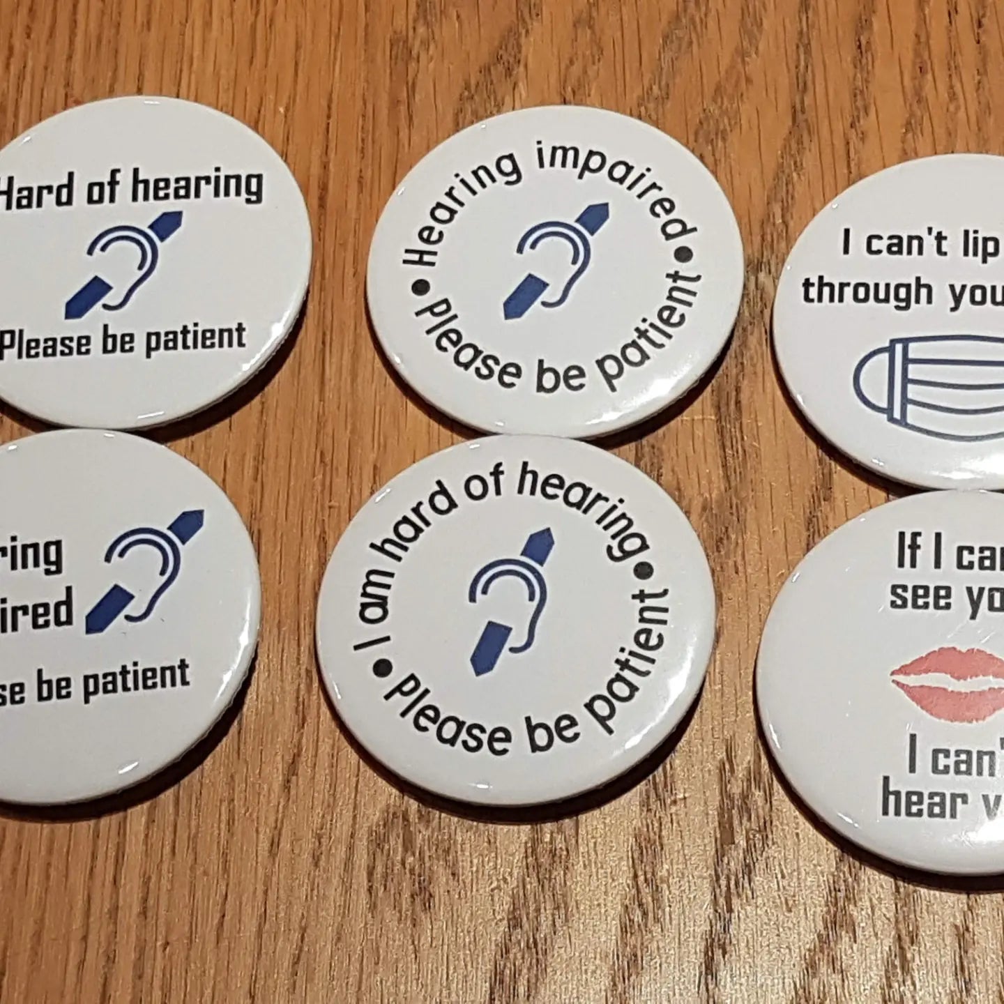 Hard Of Hearing, Deaf Awareness Badge