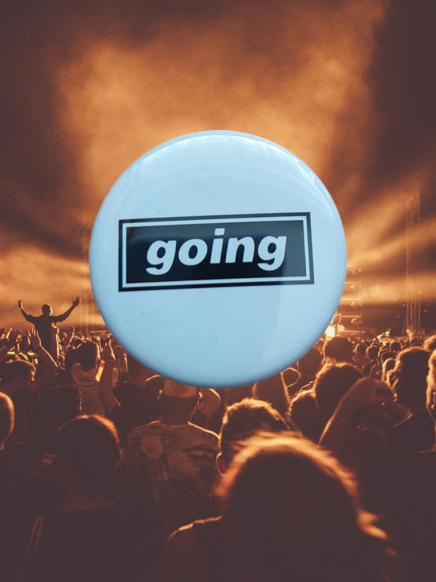 Oasis 'going' Badge