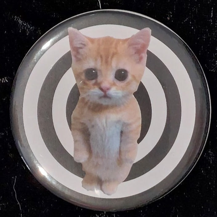 El Gato Standing Cat Badge