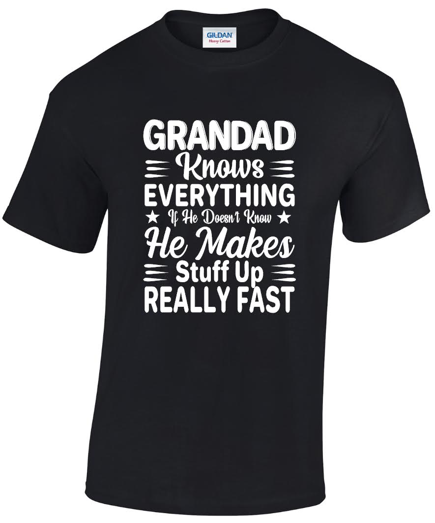 Grandad Knows Things T-shirt