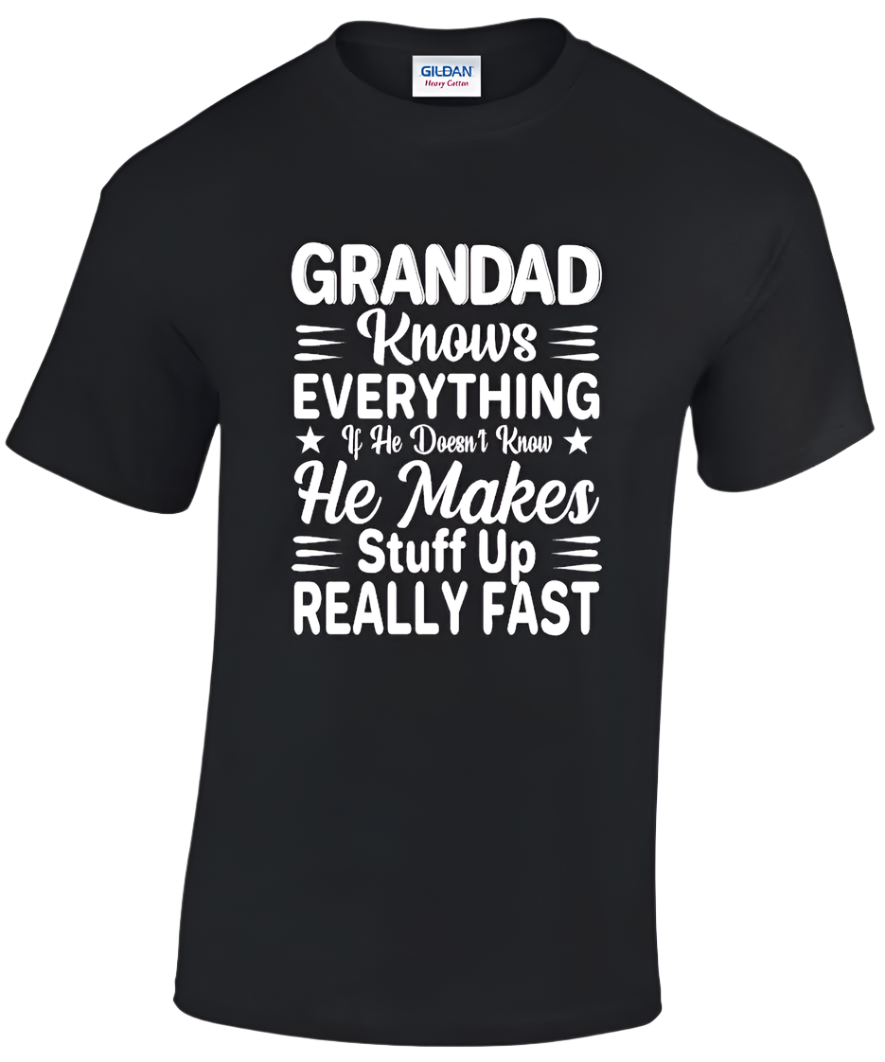 Grandad Knows Things T-shirt