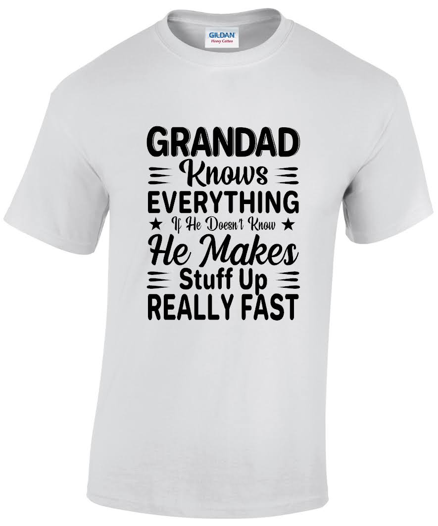 Grandad Knows Things T-shirt