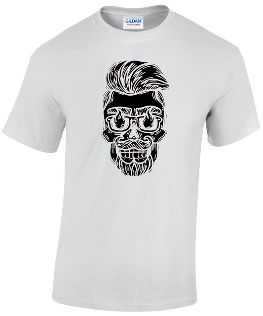 Hipster Skull T-shirt Warren Hot Eyes