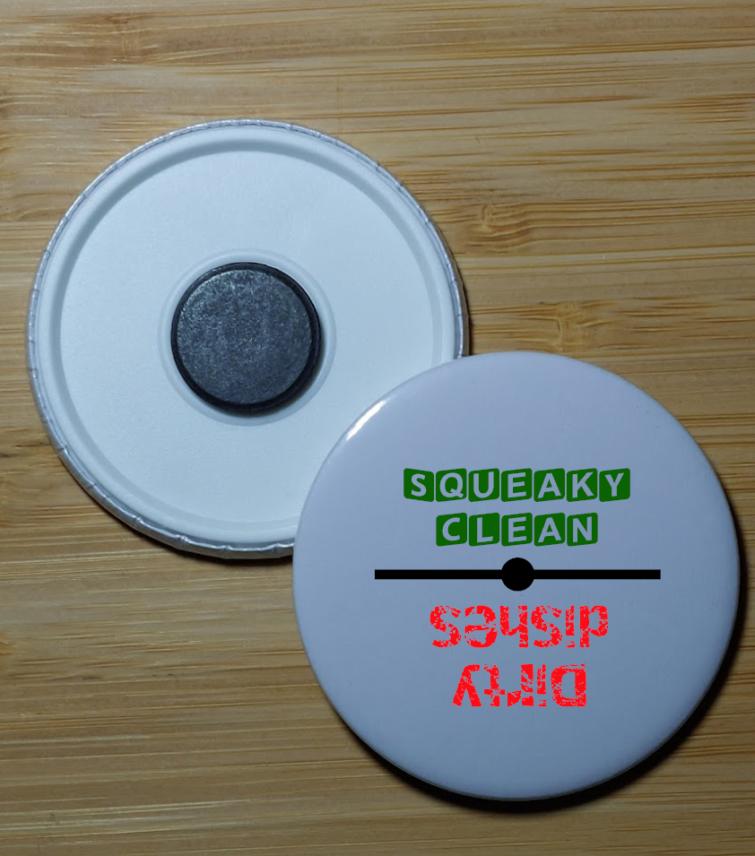 Fun Fonts Dishwasher Magnet