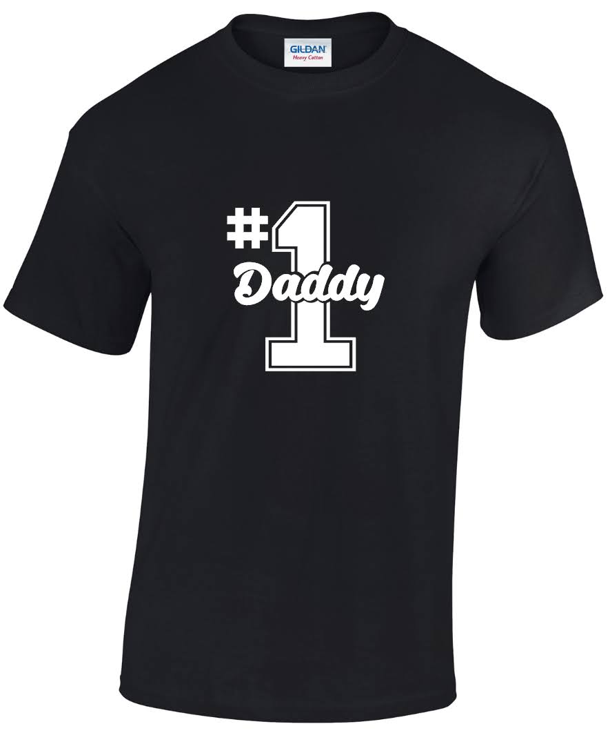 #1 Daddy T-shirt