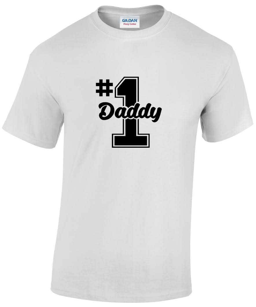 #1 Daddy T-shirt