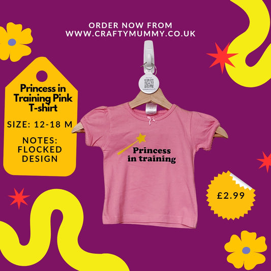 SALE! Princess in Training Pink T-shirt