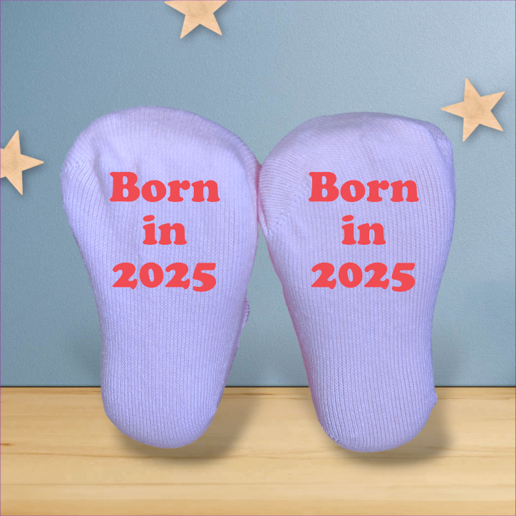 Born In 2025 Baby Socks