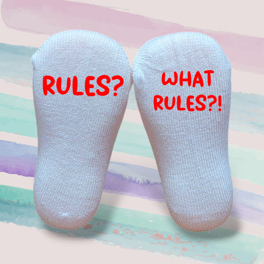 Rules? What Rules?! Baby Socks